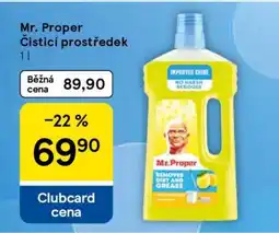 Tesco Mr. Proper ČISTICÍ PROSTŘEDEK nabídka