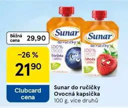 Tesco Sunar do ručičky Ovocná kapsička nabídka