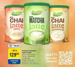 Tesco Pickwick Instantní čajová směs nabídka