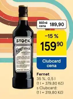 Tesco Fernet nabídka