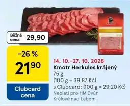 Tesco Kmotr Herkules krájený nabídka