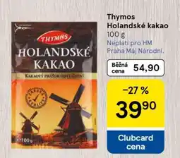 Tesco Thymos Holandské kakao nabídka