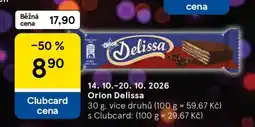 Tesco Orion Delissa nabídka