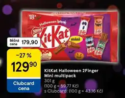 Tesco KitKat Halloween 2Finger Mini multipack nabídka