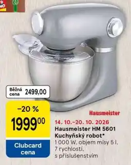 Tesco Hausmeister HM 5601 Kuchyňský robot nabídka