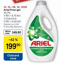 Tesco Ariel Prací gel nabídka
