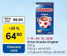 Tesco ORION GRANKO ORIGINAL nabídka