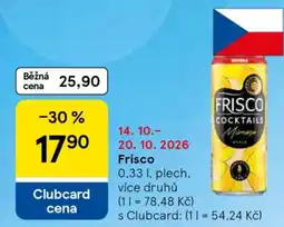 Tesco Frisco nabídka