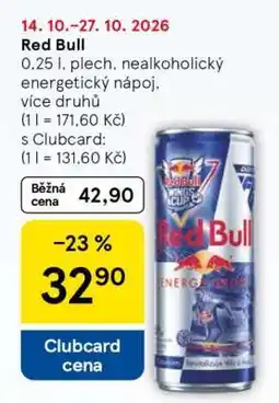Tesco Red Bull nabídka