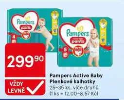 Tesco Pampers Active Baby Plenkové kalhotky nabídka