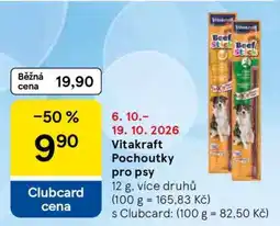 Tesco Vitakraft Pochoutky pro psy nabídka