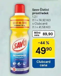 Tesco SAVO Čisticí prostředek nabídka