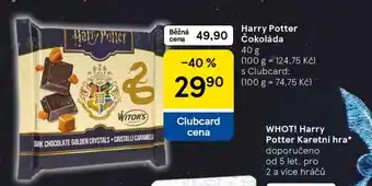 Tesco Harry Potter Čokoláda nabídka