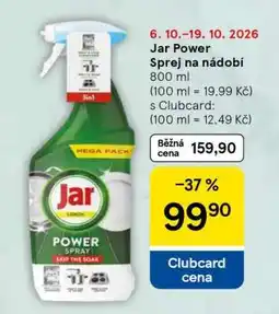 Tesco Jar Power Sprej na nádobí nabídka
