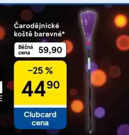 Tesco Čarodějnické koště barevné nabídka