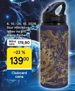 Tesco Stor Hliníková láhev na pití Harry Potter nabídka