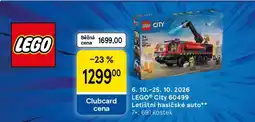 Tesco LEGO City 60499 Letištní hasičské auto nabídka