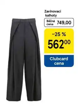 Tesco Zavinovací kalhoty nabídka