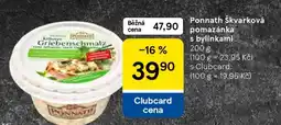 Tesco Ponnath Škvarková pomazánka s bylinkami nabídka