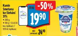 Albert KUNÍN SMETANA KE ŠLEHÁNÍ 31 % nabídka