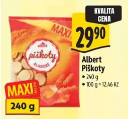 Albert Albert Piškoty nabídka
