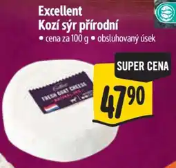 Albert Excellent Kozí sýr přírodní nabídka