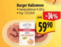 Albert Burger Halloween nabídka
