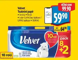 Albert Velvet Toaletní papír nabídka