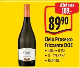 Albert Cielo Prosecco Frizzante DOC nabídka