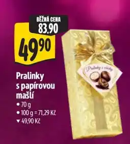 Albert Pralinky s papírovou mašlí nabídka