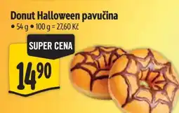 Albert Donut Halloween pavučina nabídka