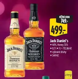 Albert Jack Daniel‘s nabídka
