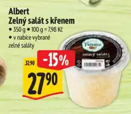 Albert Albert Zelný salát s křenem nabídka