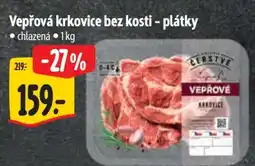 Albert Vepřová krkovice bez kosti – plátky nabídka