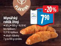 Albert Mlynářský rohlík žitný nabídka