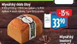 Albert Mlýnský chléb žitný nabídka