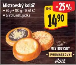 Albert Mistrovský koláč nabídka