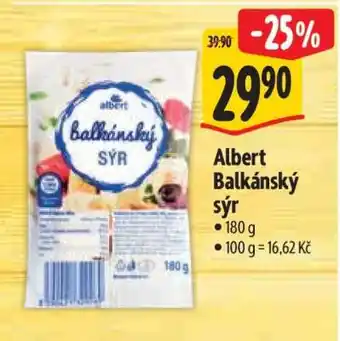 Albert Albert Balkánský sýr nabídka