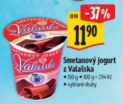 Albert Smetanový jogurt z Valašska nabídka