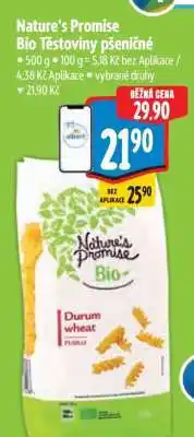 Albert Nature's Promise Bio Těstoviny pšeničné nabídka