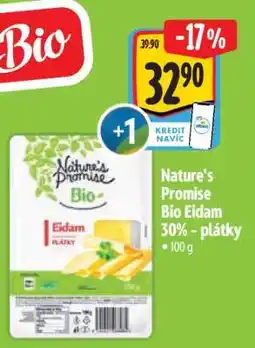 Albert Nature's Promise Bio Eidam 30 % plátky nabídka