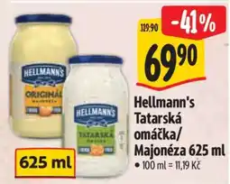 Albert HELLMANN'S TATARSKÁ OMÁČKA, MAJONÉZA nabídka