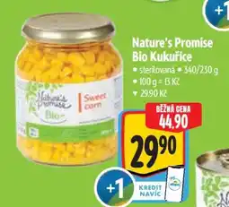 Albert Nature’s Promise Bio Kukuřice nabídka