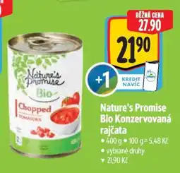 Albert Nature's Promise Bio Konzervovaná rajčata nabídka