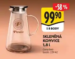Albert Skleněná konvice 1,8 l nabídka