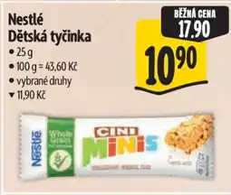 Albert Nestlé Dětská tyčinka nabídka