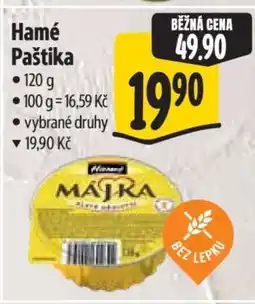 Albert Hamé paštika nabídka