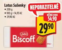 Albert Lotus sušenky nabídka