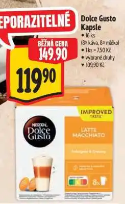 Albert Dolce Gusto kapsle nabídka