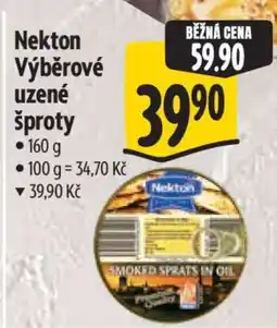 Albert Nekton Výběrové uzené šproty nabídka